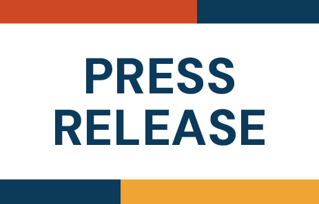 graphic with the words press release in bold capital letters